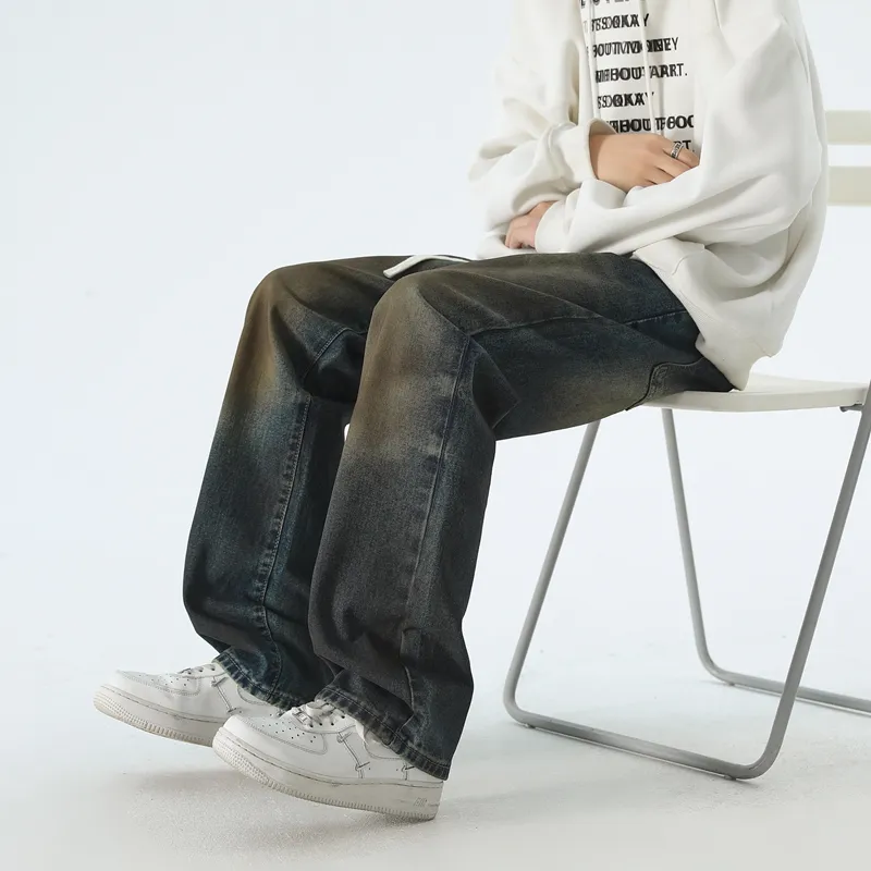 Children Of Huaxia 2025 Spring Summer Jeans Men's Nostalgic Blue-5