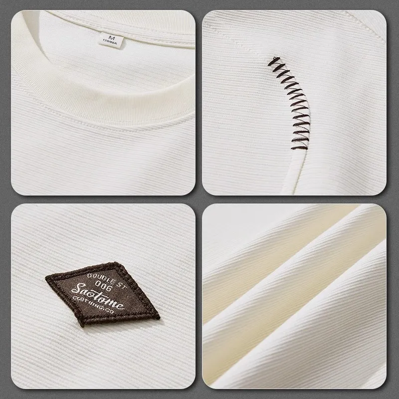 Children Of Huaxia T Shirt Men's Beige Yellow-5