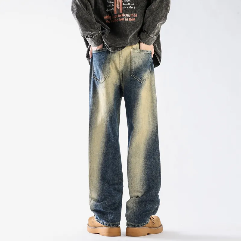 Children Of Huaxia 2025 Spring Summer Jeans Men's Nostalgic Blue-1