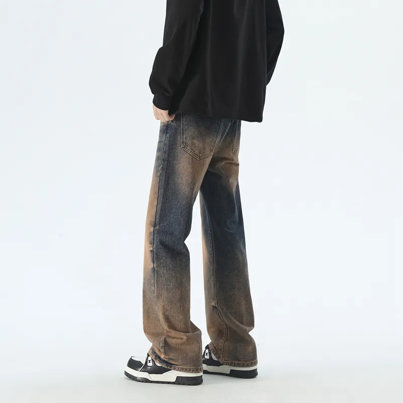 Children Of Huaxia 2025 Spring Summer Jeans Men's Rusty Blue-5