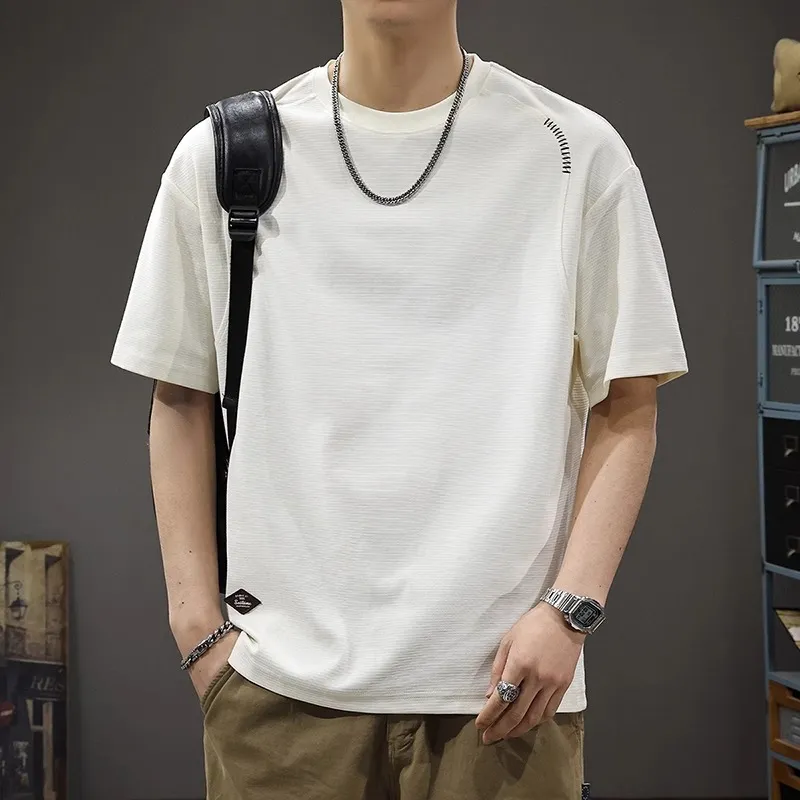 Children Of Huaxia T Shirt Men's Beige Yellow-3