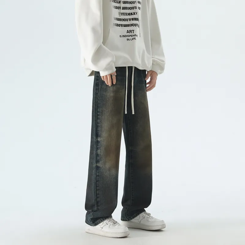 Children Of Huaxia 2025 Spring Summer Jeans Men's Nostalgic Blue-2