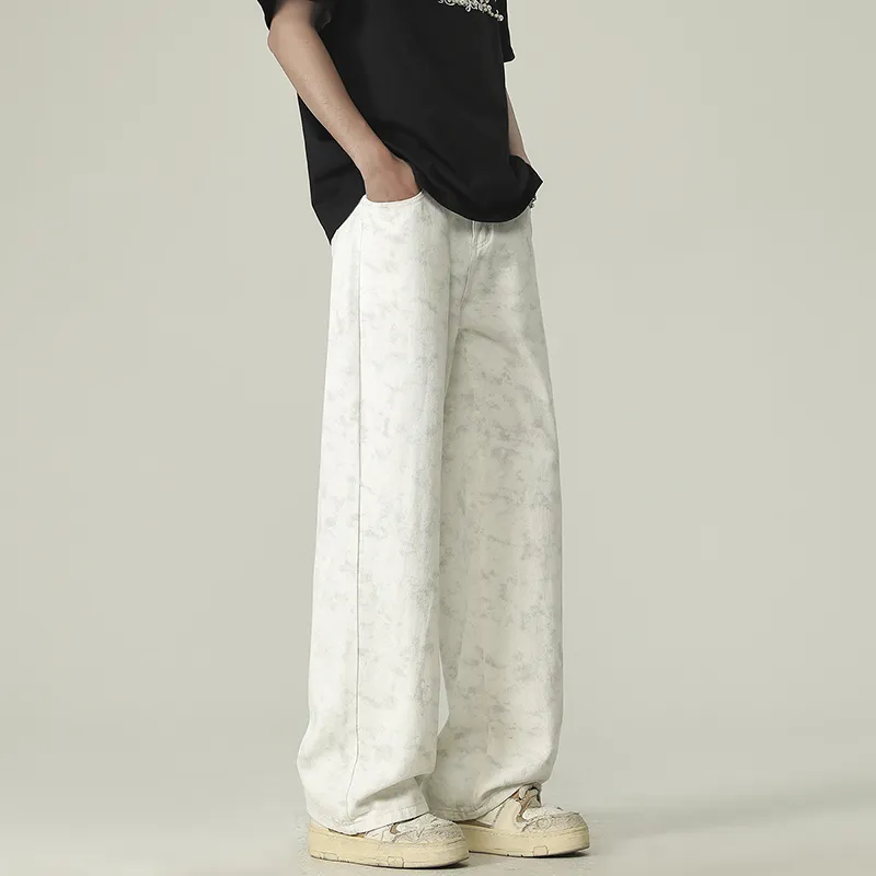 Children Of Huaxia Casual Pants Men's White-5