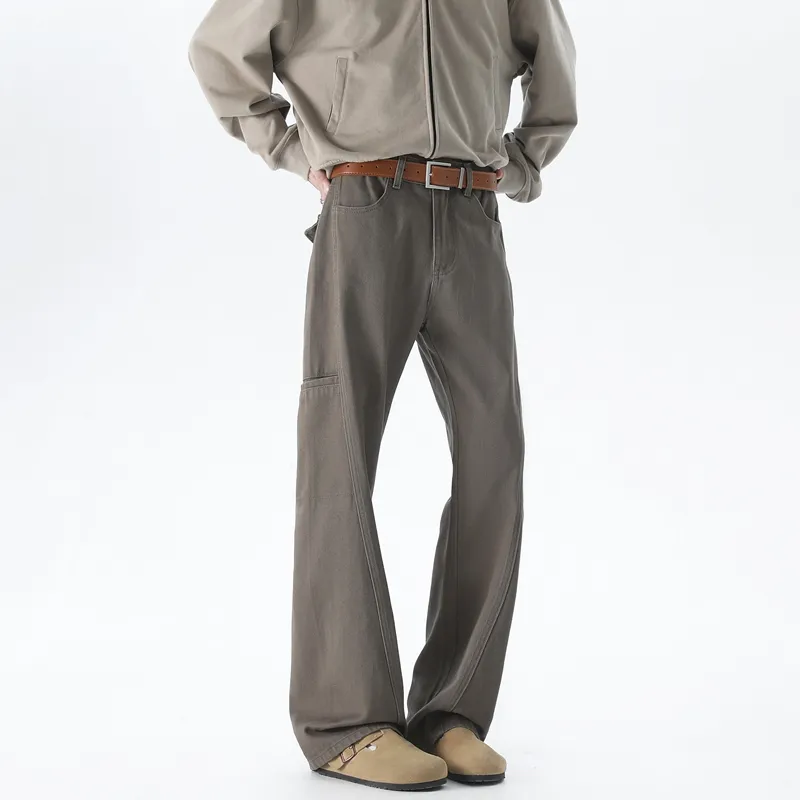Children Of Huaxia 2025 Spring Summer Casual Pants Men's Coffee-5