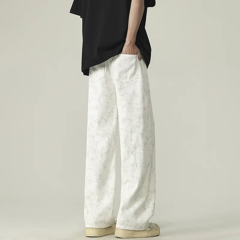 Children Of Huaxia Casual Pants Men's White-4