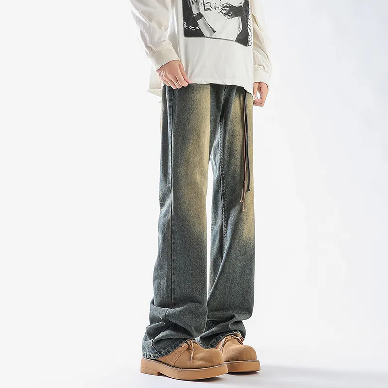 Children Of Huaxia 2025 Spring Summer Jeans Men's Vintage Blue-6