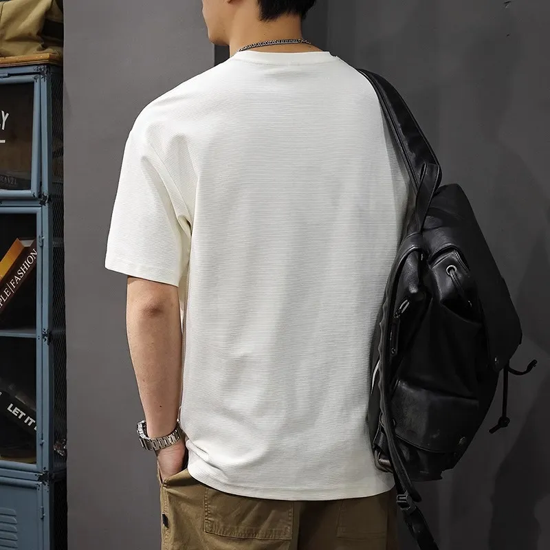 Children Of Huaxia T Shirt Men's Beige Yellow-2