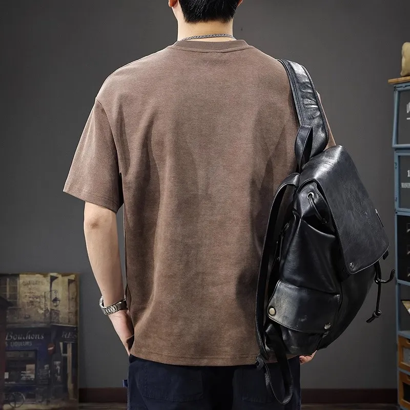 Children Of Huaxia T Shirt Men's Coffee-2