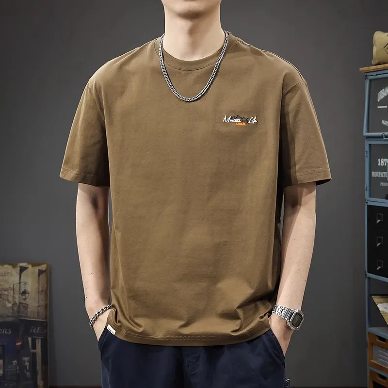 Children Of Huaxia T Shirt Men's Brown-4