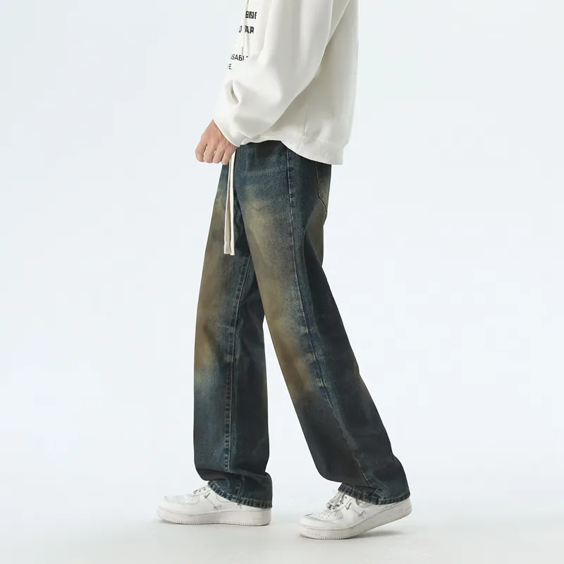 Children Of Huaxia 2025 Spring Summer Jeans Men's Nostalgic Blue-1