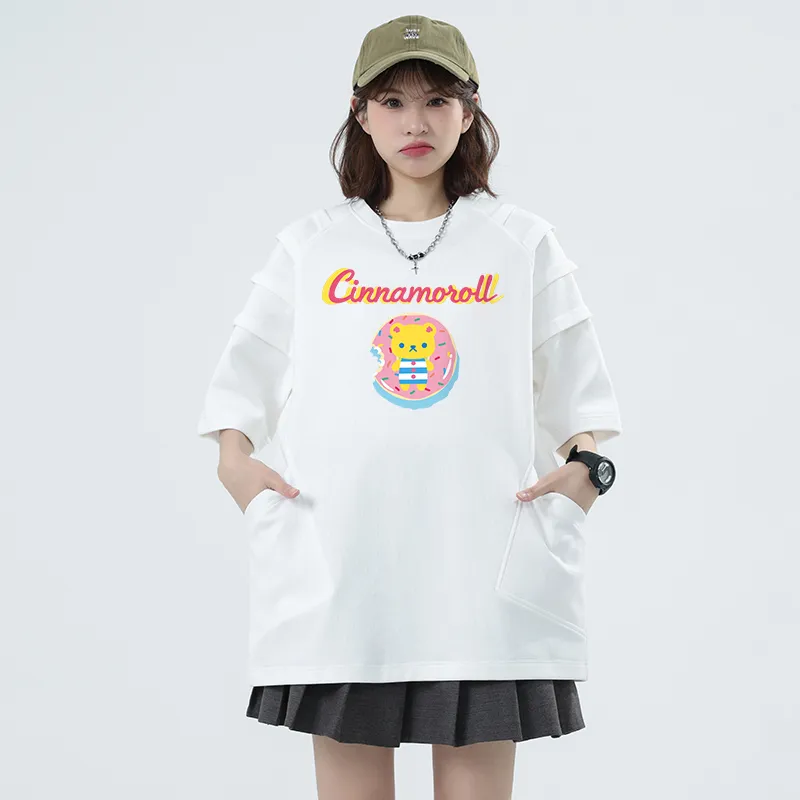Sanrio x CINNAMOROLL Yugui Dog T Shirt Unisex-4