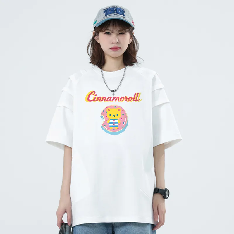 Sanrio x CINNAMOROLL Yugui Dog T Shirt Unisex-2