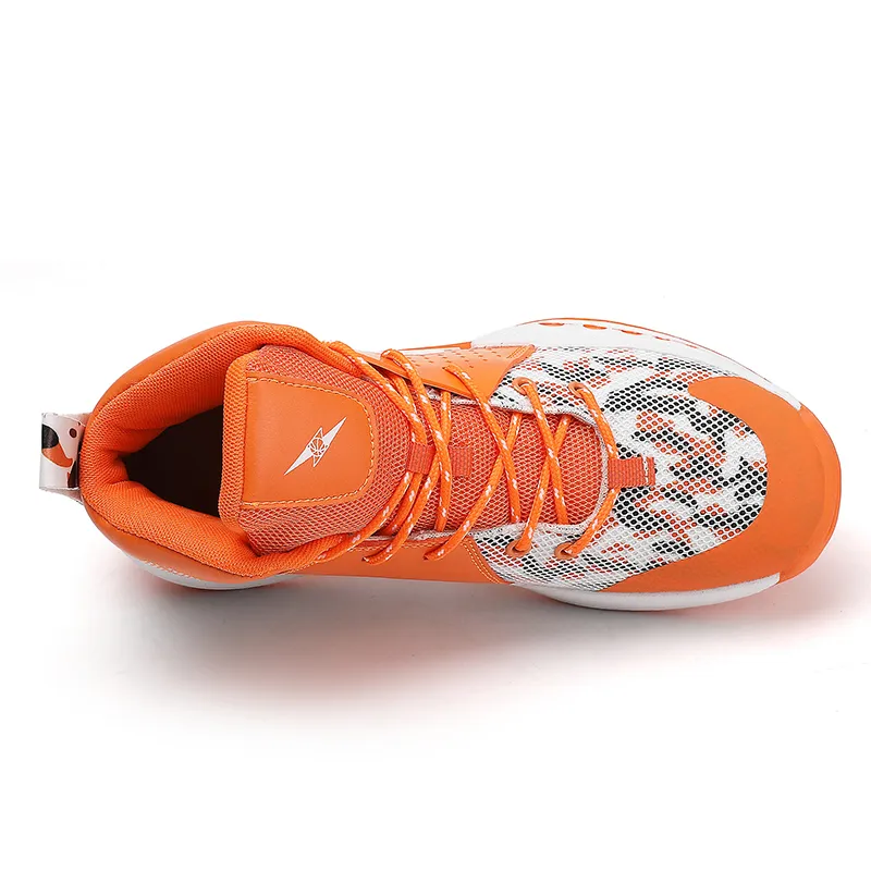 Animal Claws Shock Absorbers Slip Resistant Breathable Mid Top Basketball Shoes Unisex-2