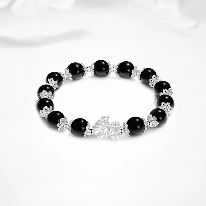 Ancient Jewelry Glass Cat Eye Bracelets Unisex-4