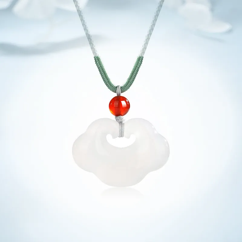 Ancient Jewelry Chalcedony Necklaces Unisex-2