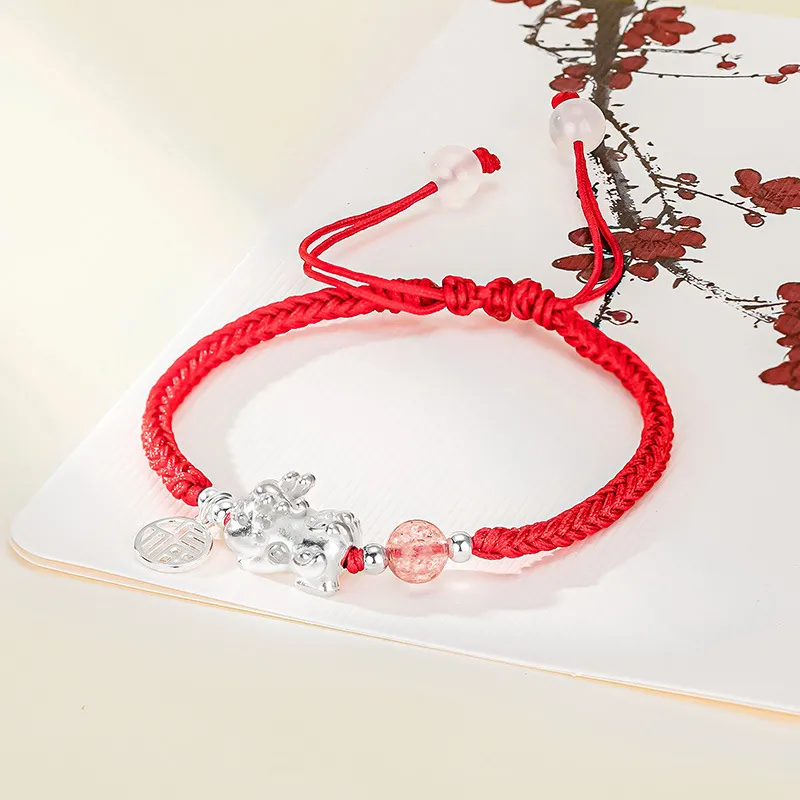 Ancient Jewelry S999 Fine Silver Bracelets Unisex-1