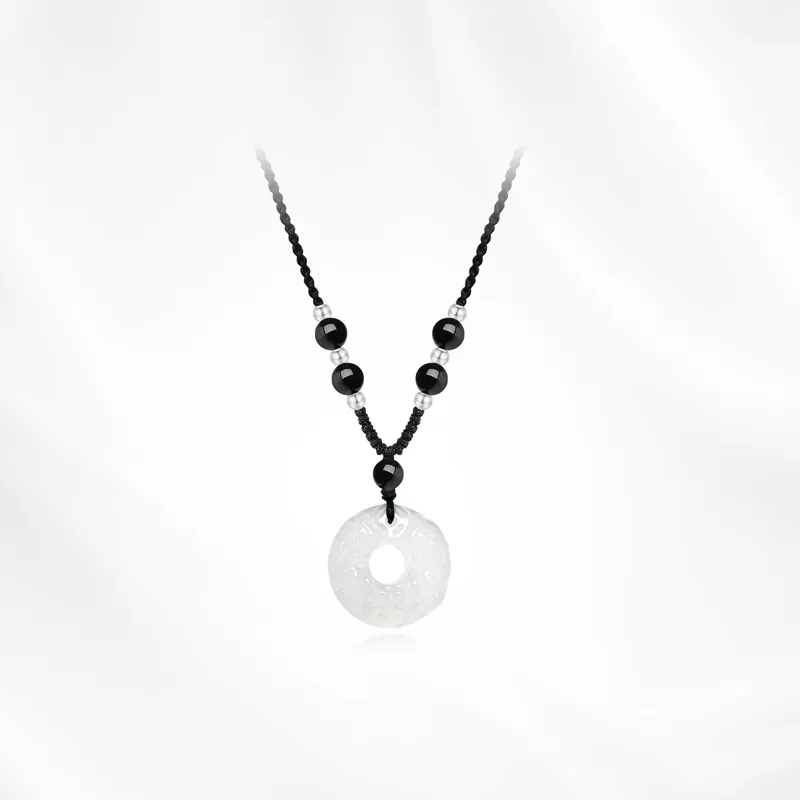 Ancient Jewelry Chalcedony Necklaces Unisex-2