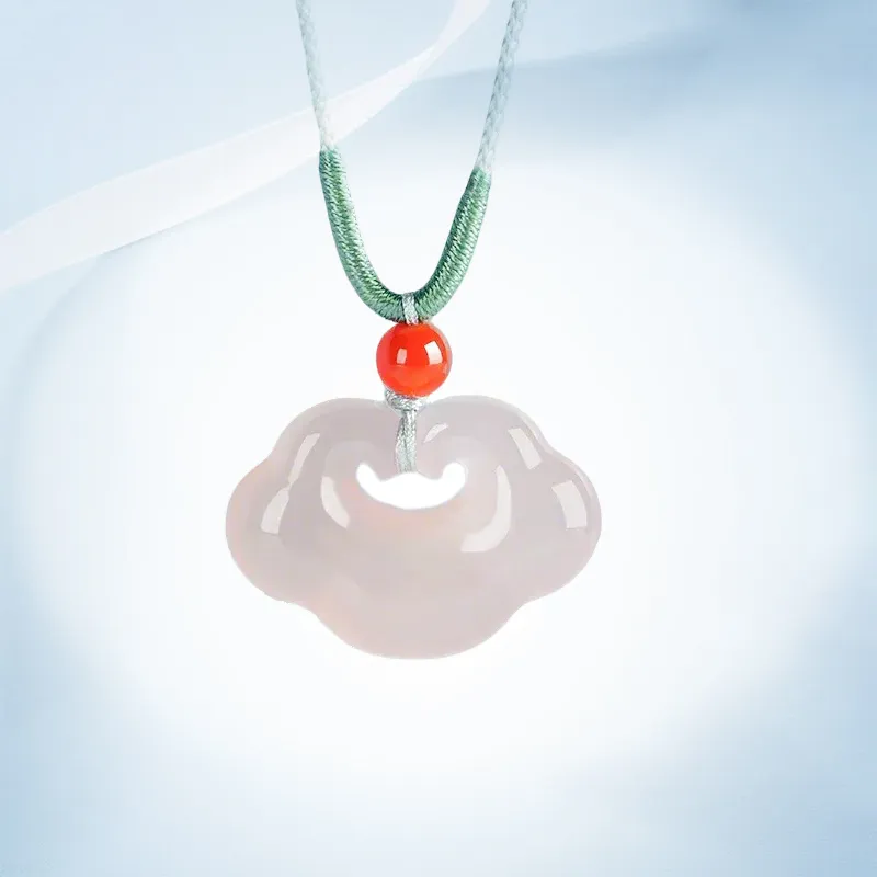Ancient Jewelry Chalcedony Necklaces Unisex-14