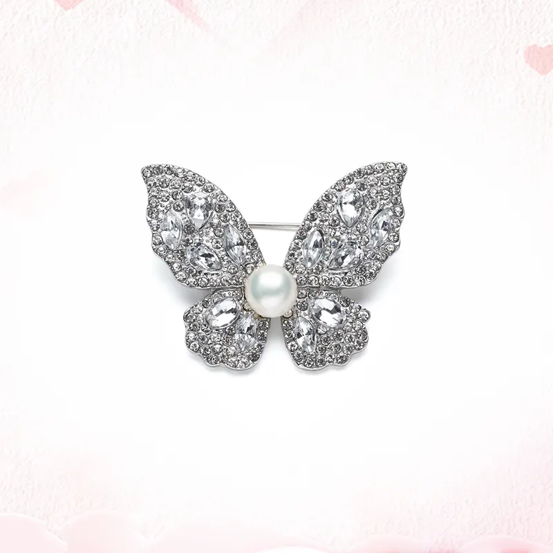 Ancient Jewelry Pearl Brooches Women's-1