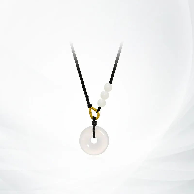 Ancient Jewelry Chalcedony Necklaces Unisex-1