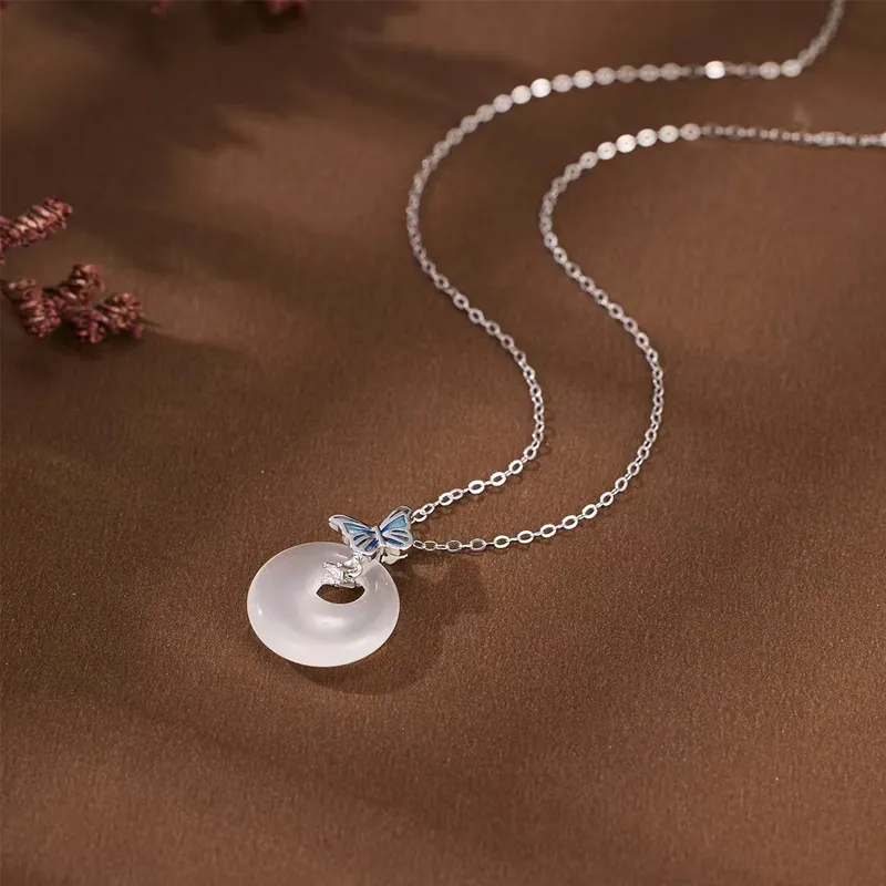 Ancient Jewelry Chalcedony Necklaces Women's-1