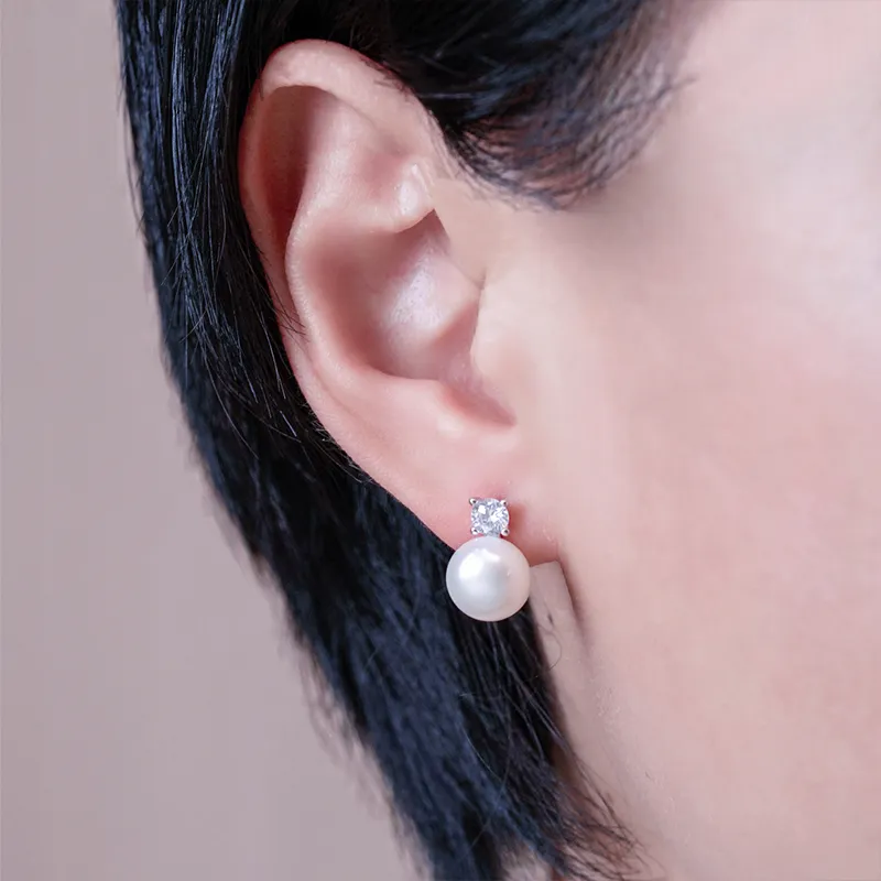 Ancient Jewelry Pearl Earrings Women's-1