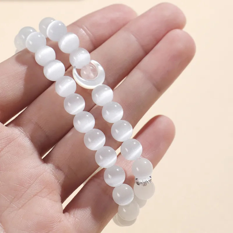 Ancient Jewelry Glass Cat Eye Bracelets Unisex-4
