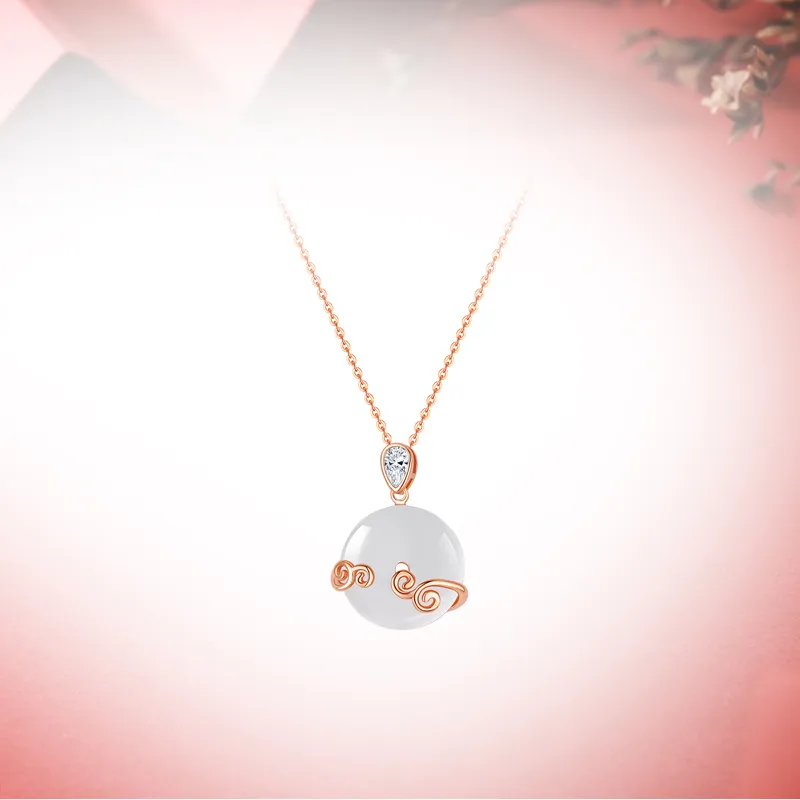 Ancient Jewelry Chalcedony Necklaces Women's-4
