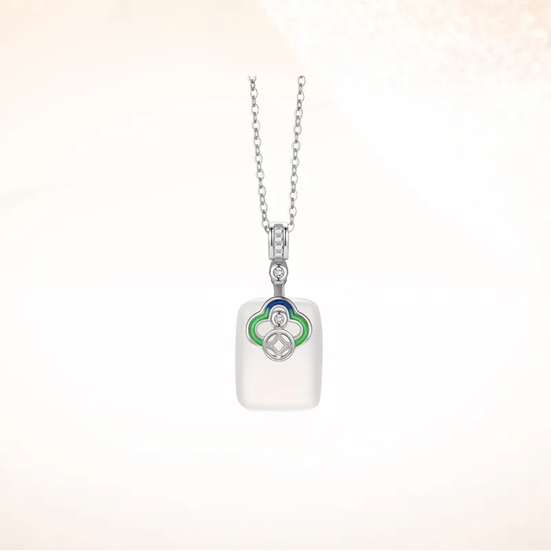Ancient Jewelry Chalcedony Jade Necklaces Women's-2