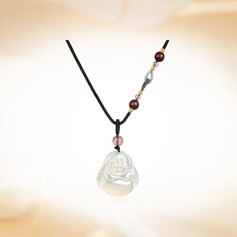 Ancient Jewelry Chalcedony Jade Necklaces Unisex-2