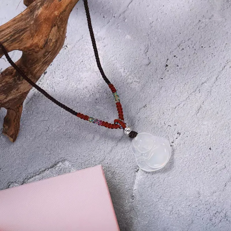 Ancient Jewelry Chalcedony Necklaces Unisex-1