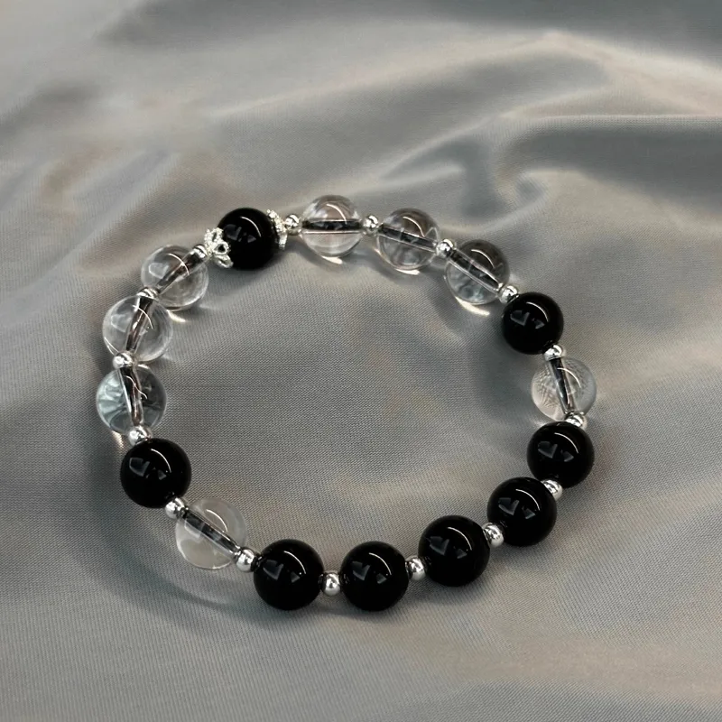 Ancient Jewelry Obsidian Bracelets Unisex-2