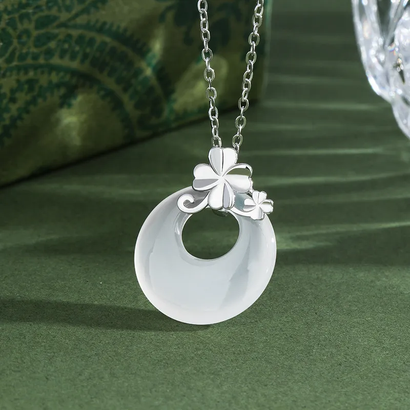 Ancient Jewelry Chalcedony Necklaces Women's-2