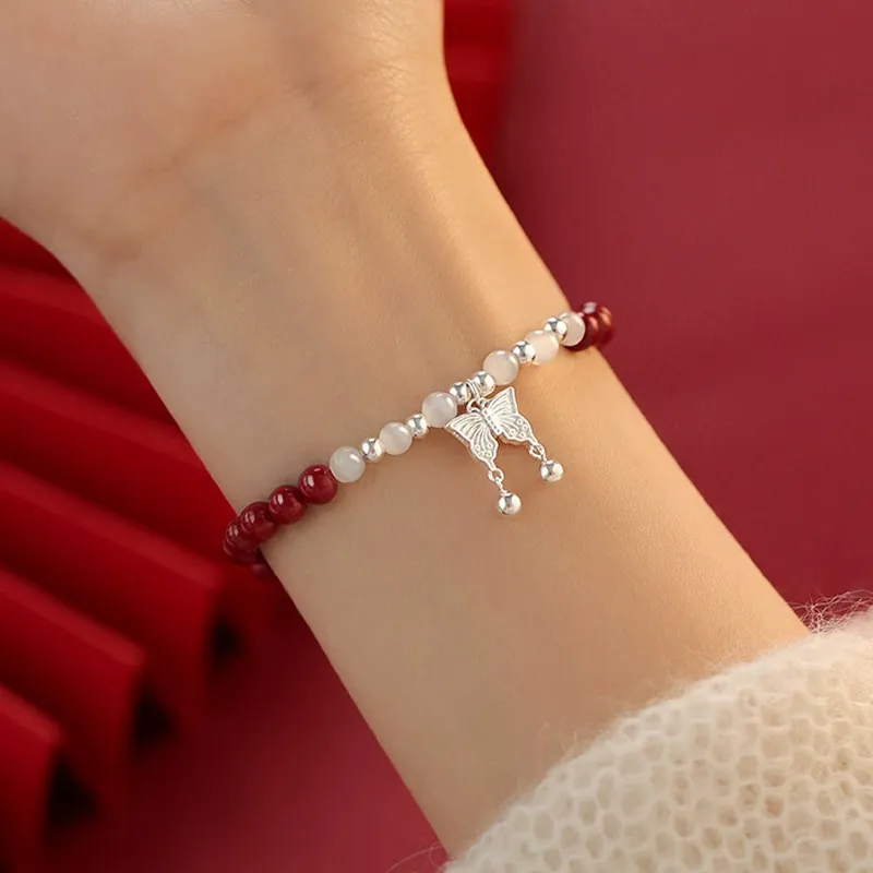 Ancient Jewelry Cinnabar Bracelets Women's-1