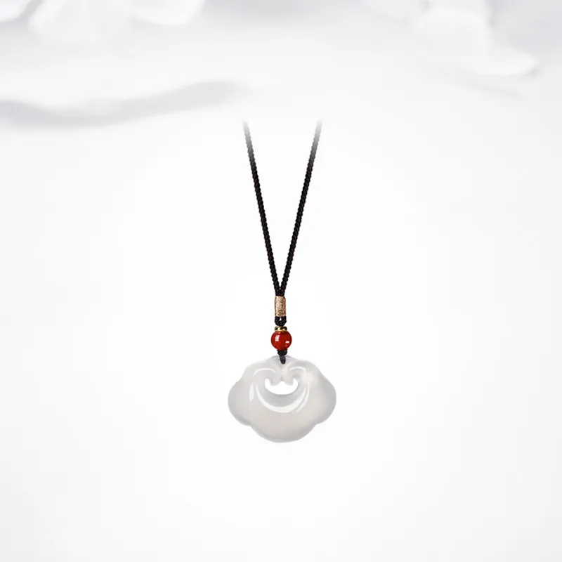Ancient Jewelry Chalcedony Jade Necklaces Women's-2