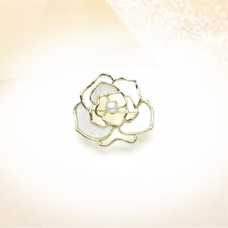 Ancient Jewelry Pearl Brooches Women's-2