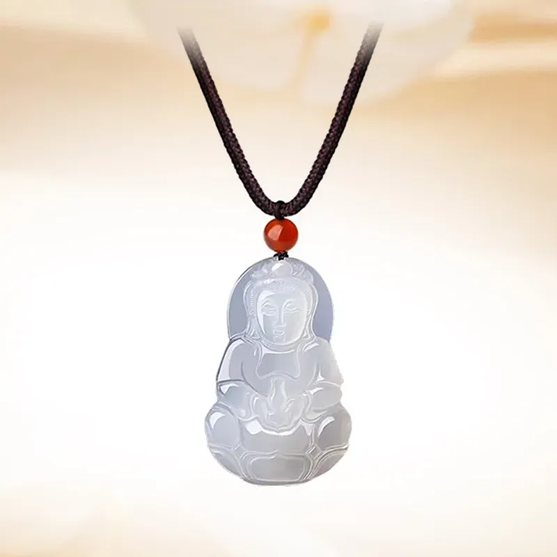 Ancient Jewelry Chalcedony Jade Necklaces Unisex-1