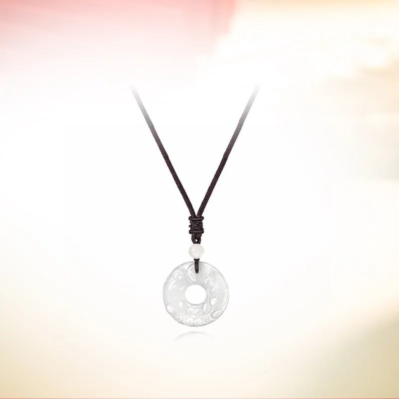 Ancient Jewelry Chalcedony Necklaces Unisex-1