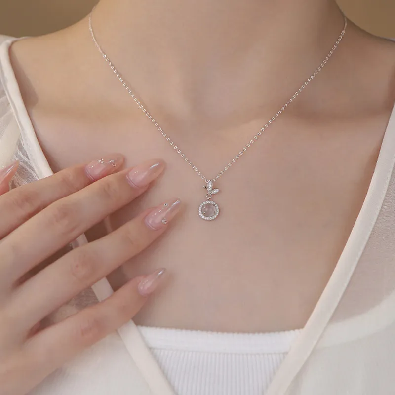 Ancient Jewelry Chalcedony Jade Necklaces Women's-1