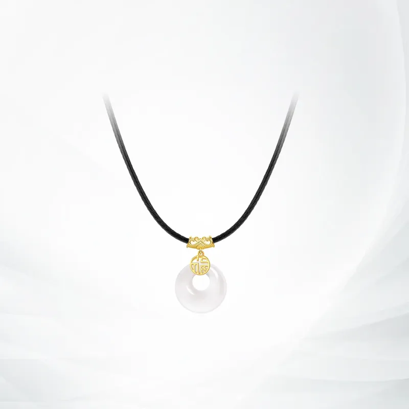 Ancient Jewelry Chalcedony Necklaces Unisex-1