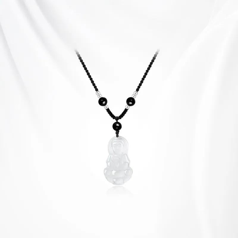 Ancient Jewelry Chalcedony Necklaces Unisex-4