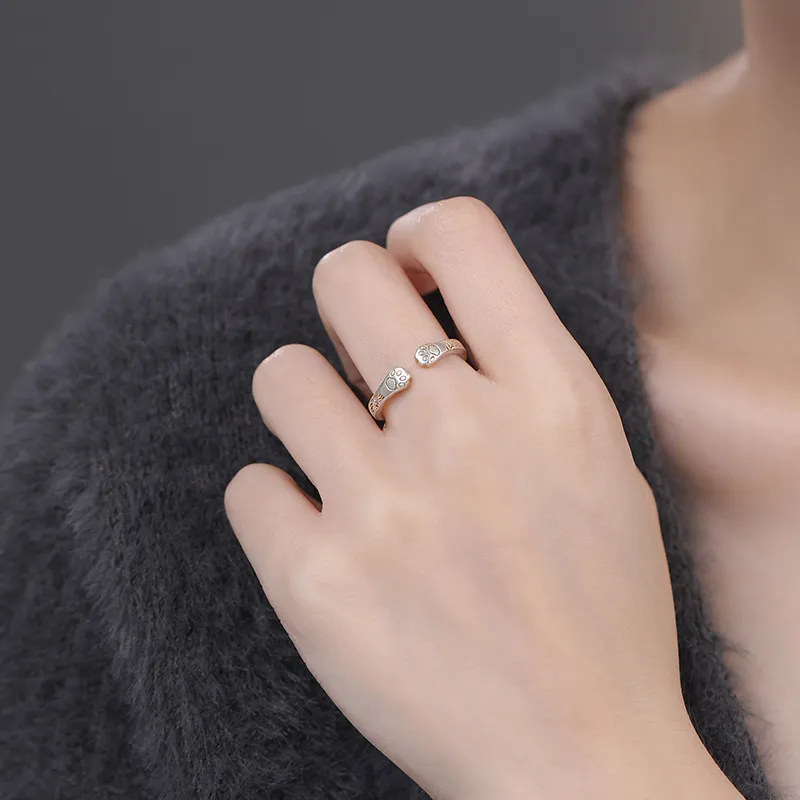 Ancient Jewelry S999 Fine Silver Rings Unisex-1