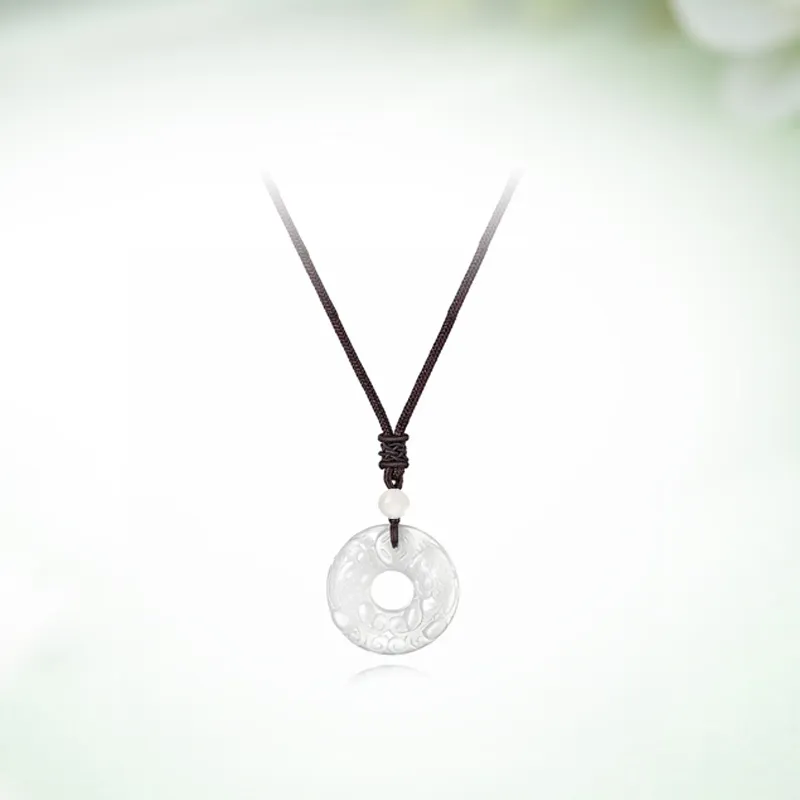 Ancient Jewelry Chalcedony Necklaces Unisex-2