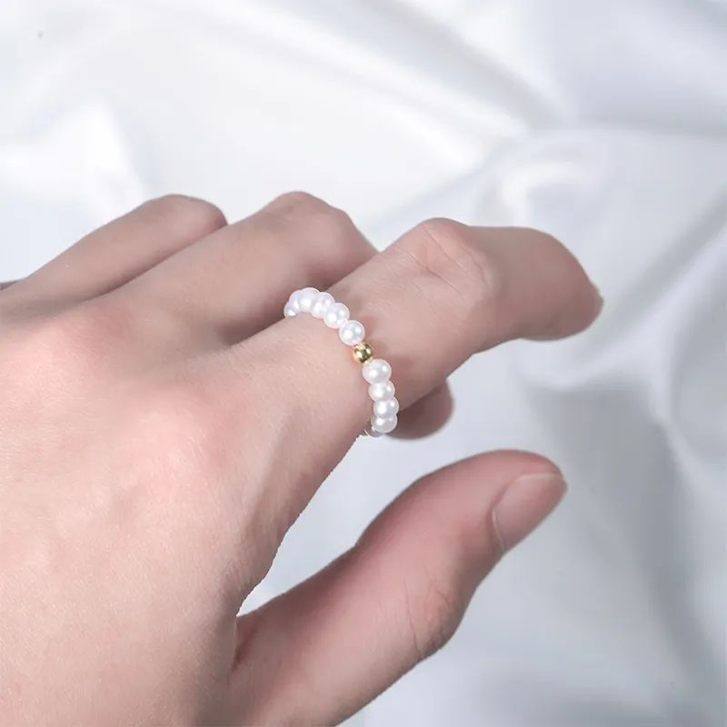 Ancient Jewelry Pearl Rings Women's-2