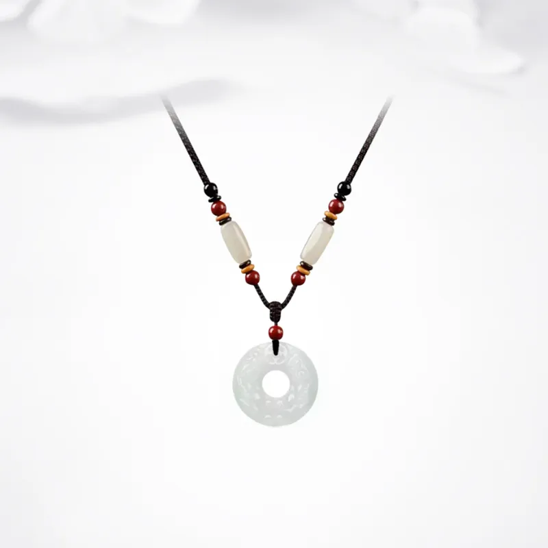 Ancient Jewelry Chalcedony Jade Necklaces Unisex-2