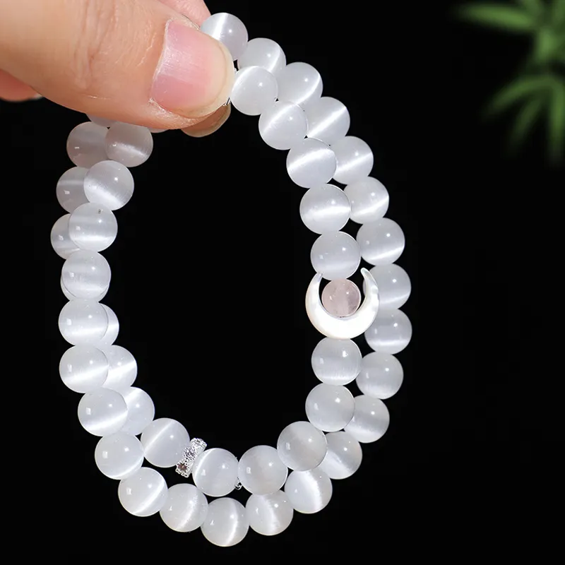 Ancient Jewelry Glass Cat Eye Bracelets Unisex-5