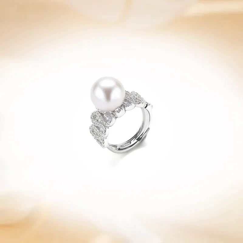 Ancient Jewelry Pearl Rings Women's-1