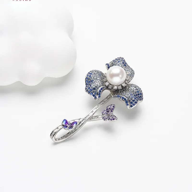 Ancient Jewelry Pearl Brooches Women's-1