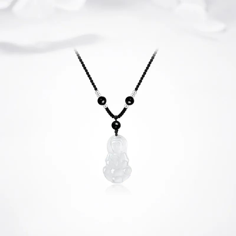 Ancient Jewelry Chalcedony Necklaces Unisex-5