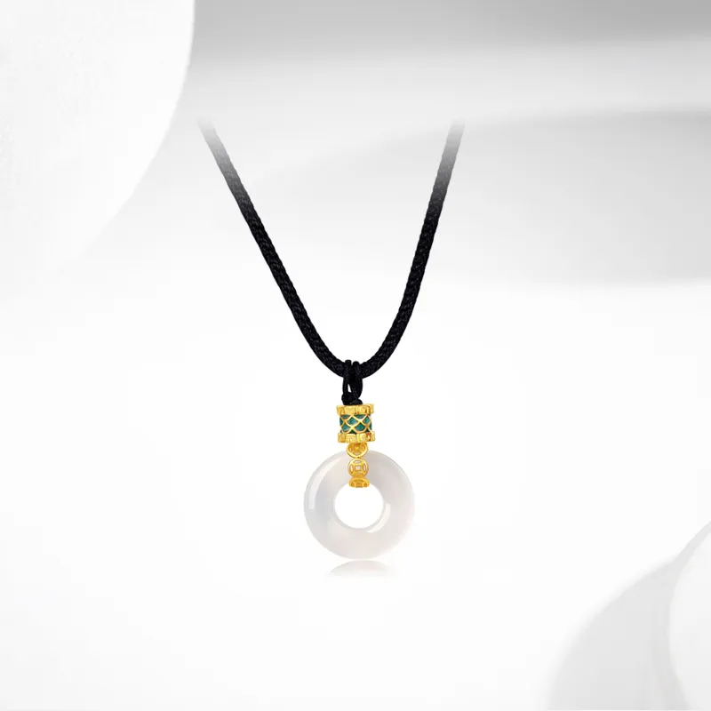 Ancient Jewelry Chalcedony Necklaces Unisex-2